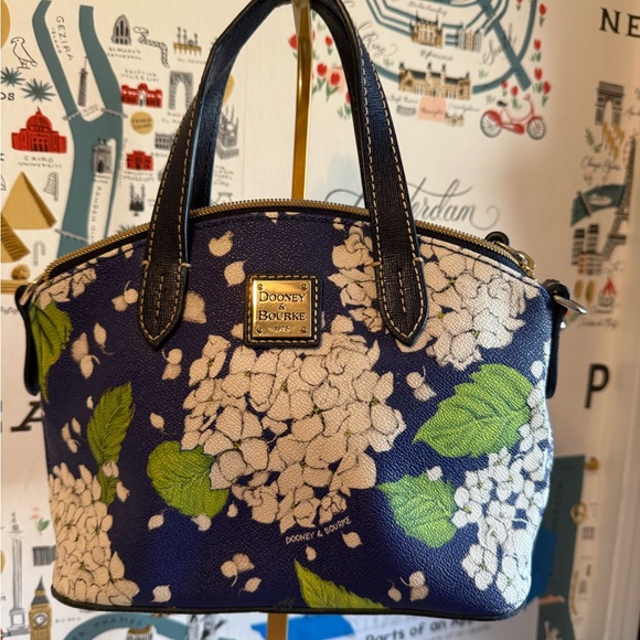 Dooney & Bourke Handbags - Dooney & Bourke Blue Floral Women's Bag